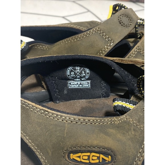 KEEN Newport Waterproof Bison Browny Hiking Sandals Men's Sz 10 - Picture 2 of 6